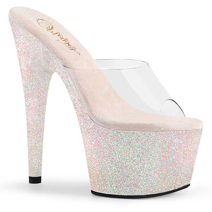 【PLEASER】ADORE-701HMG プラットフォームシューズ Clr/Opal Multi Mini Glitter【取寄】