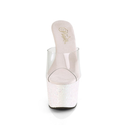 【PLEASER】ADORE-701LG シューズ Clr/Opal Multi Glitter【取寄】