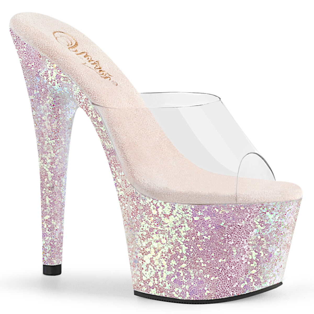 【PLEASER】ADORE-701LG シューズ Clr/Opal Multi Glitter【取寄】