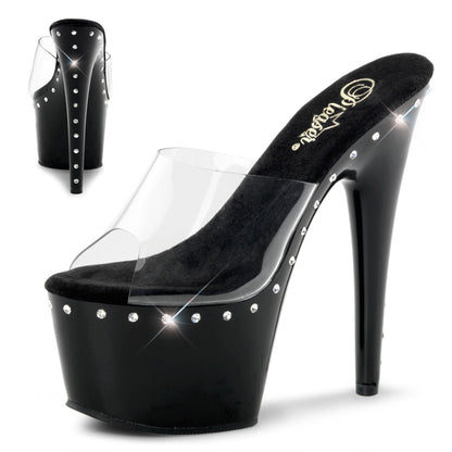 【PLEASER】ADORE-701LS シューズ Clr/Blk【取寄】