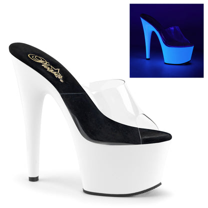 【PLEASER】ADORE-701UV シューズ Clr/Neon Wht【取寄】