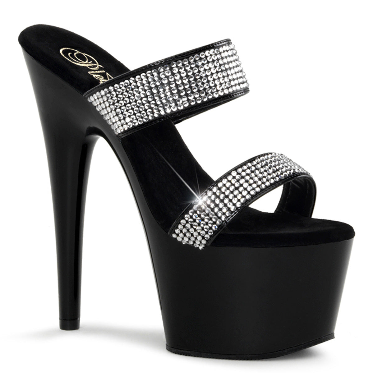 【PLEASER】ADORE-702-2 シューズ Blk/Blk【取寄】