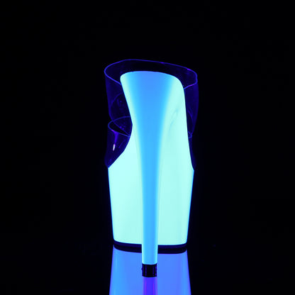 【PLEASER】ADORE-702UV シューズ Clr/Neon Wht【取寄】