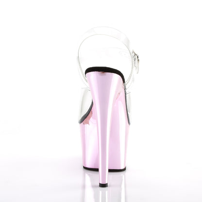【PLEASER】ADORE-708 シューズ Clr/B. Pink Chrome【取寄】
