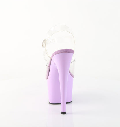 【PLEASER】ADORE-708 プラットフォームシューズ Clr/Lavender【取寄】