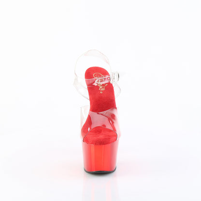 【PLEASER】ADORE-708 シューズ Clr-Matching/Red Chrome【取寄】