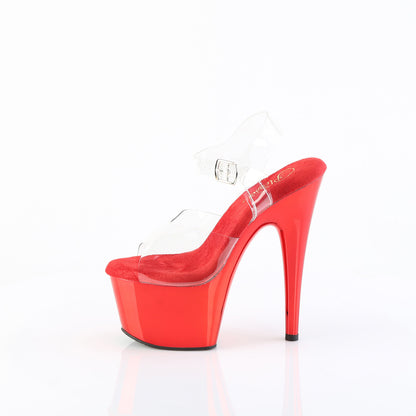【PLEASER】ADORE-708 シューズ Clr-Matching/Red Chrome【取寄】