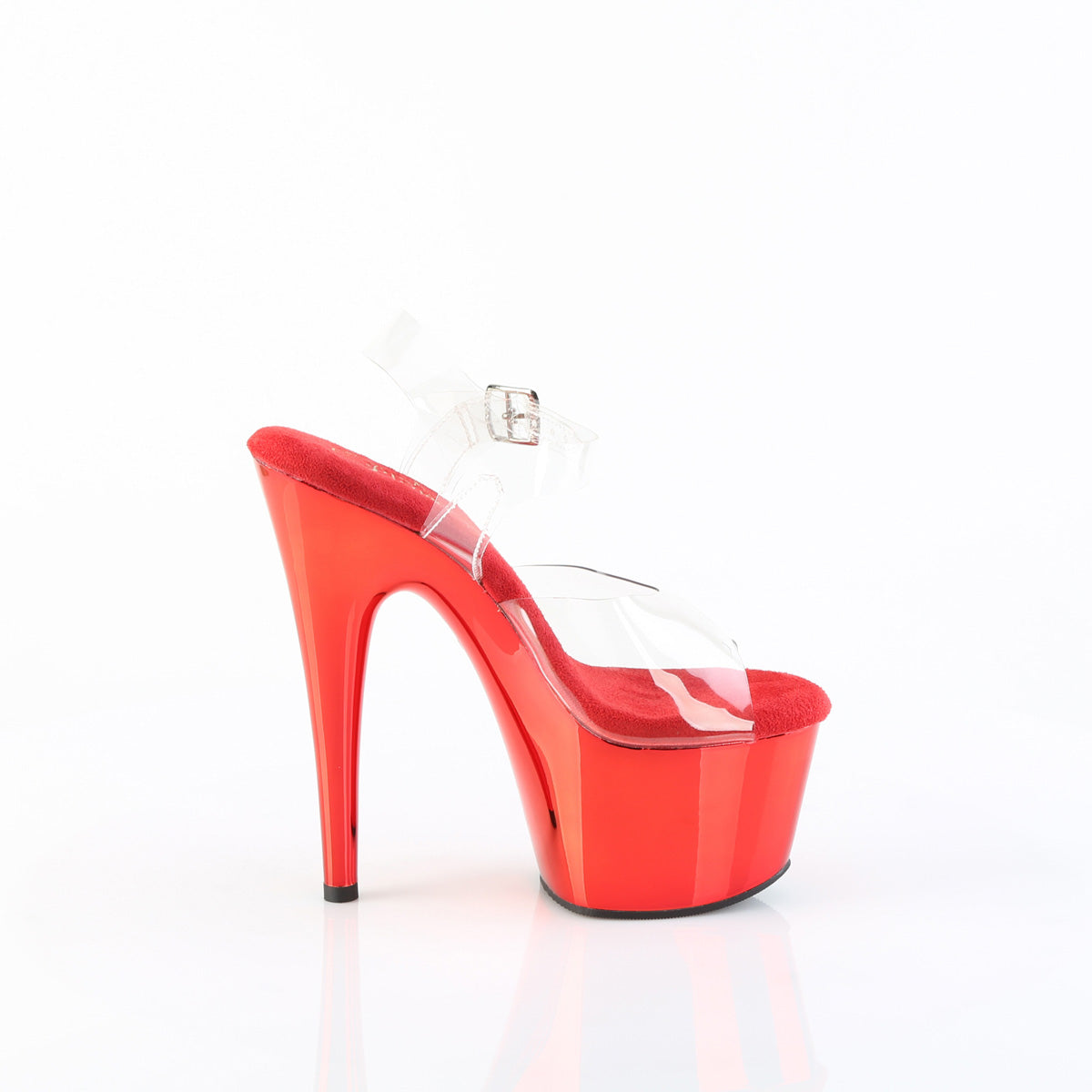 【PLEASER】ADORE-708 シューズ Clr-Matching/Red Chrome【取寄】