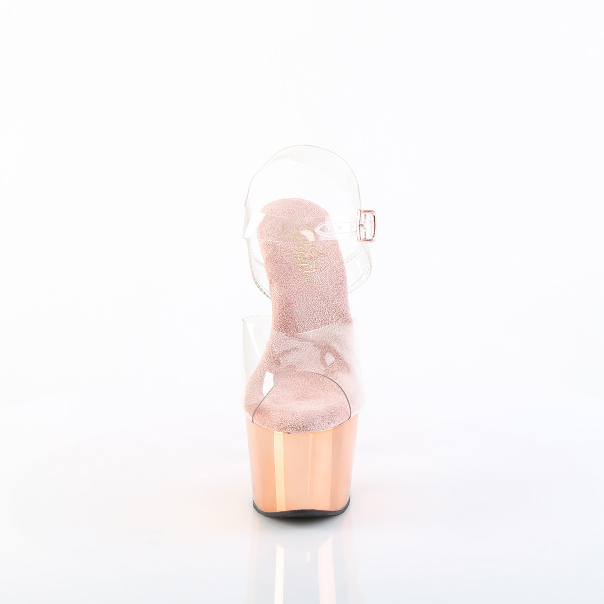 【PLEASER】ADORE-708 シューズ Clr-Matching/Rose Gold Chrome【取寄】