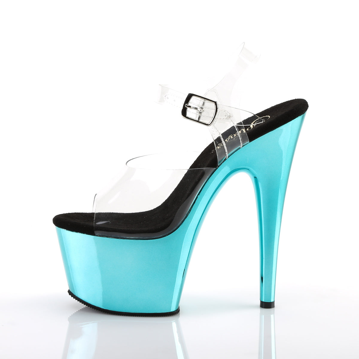 【PLEASER】ADORE-708 シューズ Clr/Turquoise  Chrome【取寄】