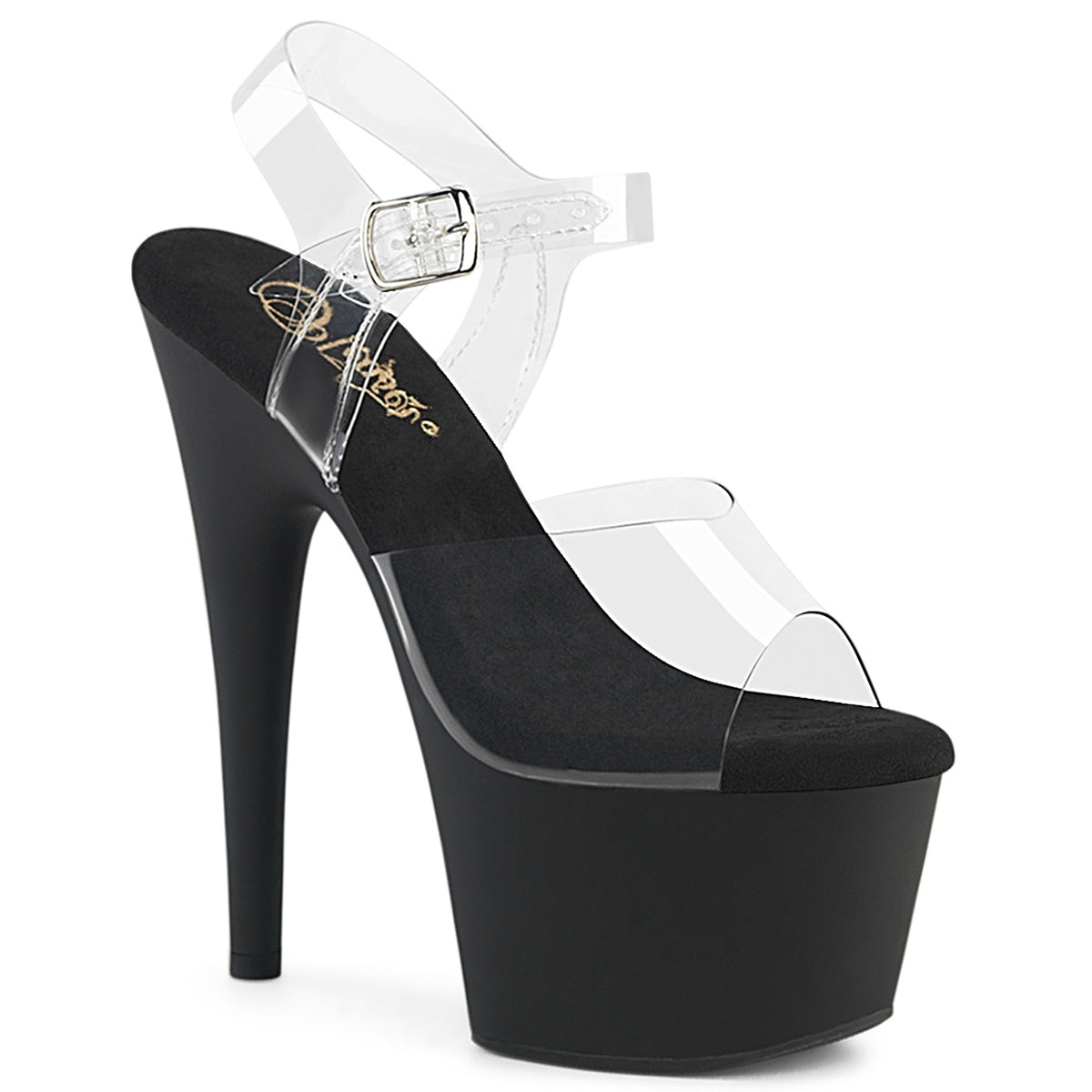 【PLEASER】ADORE-708 シューズ Clr/Blk Matte【取寄】