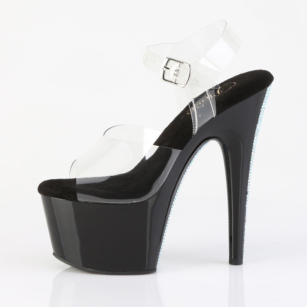 【PLEASER】ADORE-708CRS-2 シューズ Clr/Blk-Slv RS【取寄】