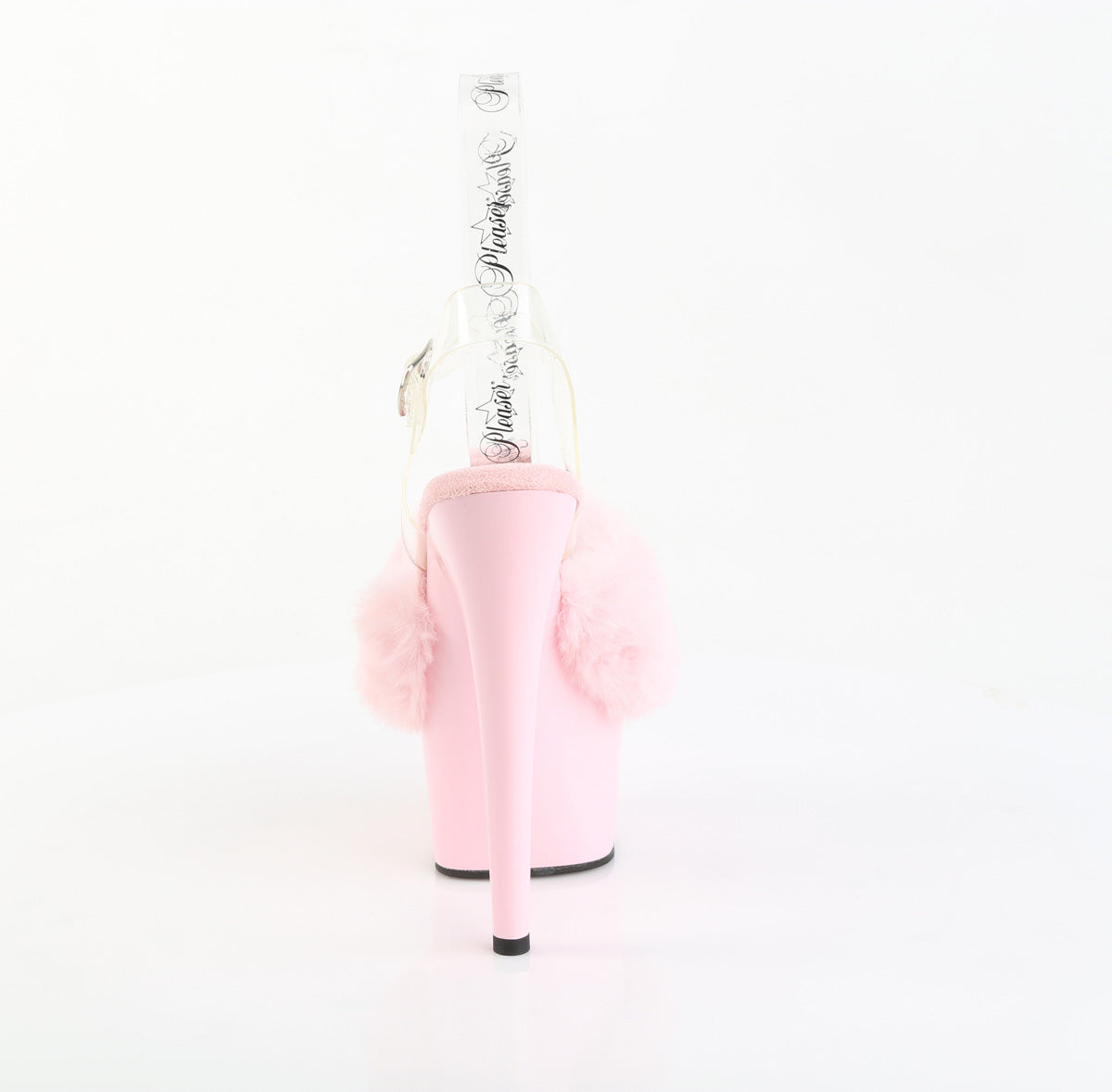 【PLEASER】ADORE-708FUR シューズ B. Pink Faux Fur-Clr TPU/B. Pink【取寄】