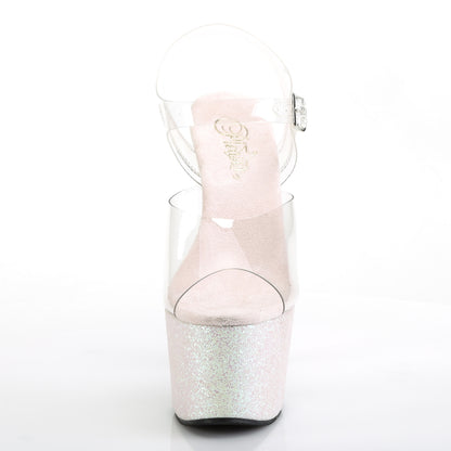 【PLEASER】ADORE-708HMG シューズ Clr/Opal Multi Glitter【取寄】