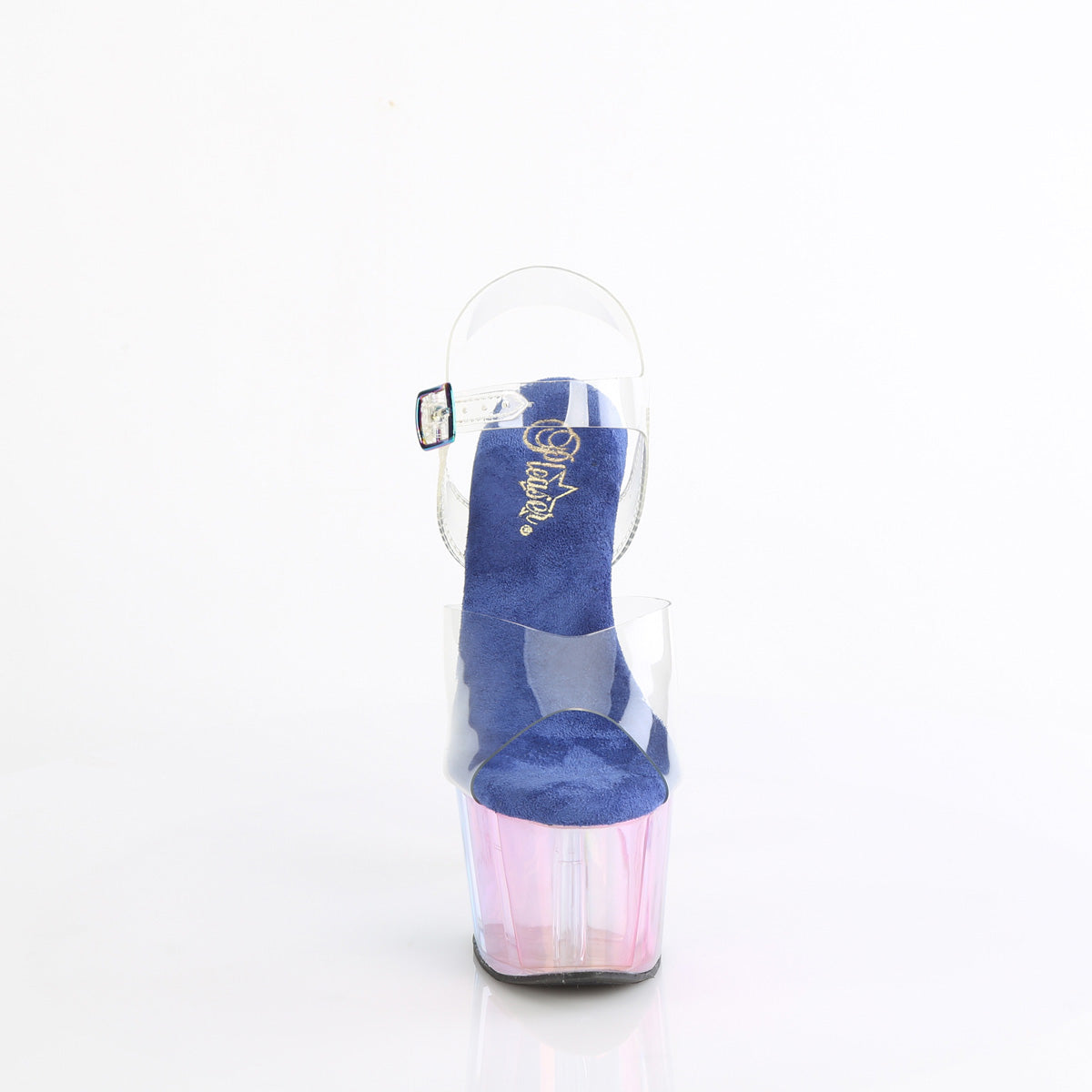 【PLEASER】ADORE-708HT シューズ Clr/Blue Multi Tinted【取寄】