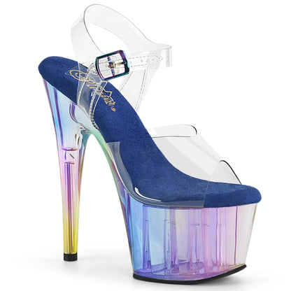 【PLEASER】ADORE-708HT シューズ Clr/Blue Multi Tinted【取寄】