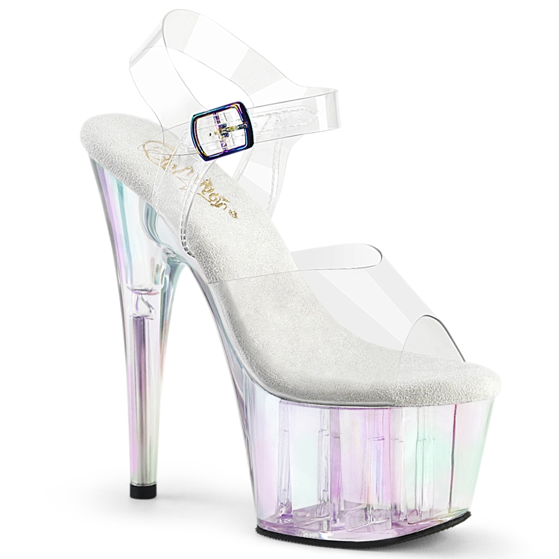 【PLEASER】ADORE-708HT シューズ Clr/Holo Tinted【取寄】