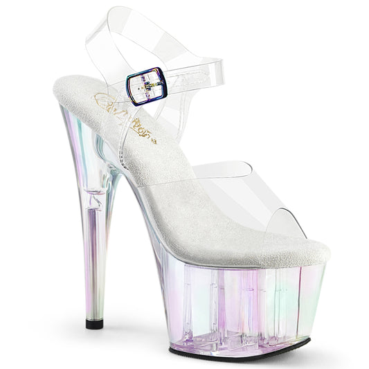 【PLEASER】ADORE-708HT プラットフォームシューズ Clr/Holo Tinted【取寄】