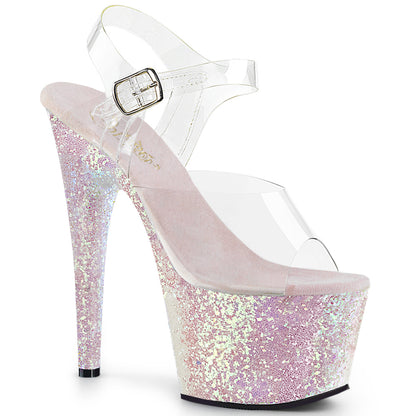 【PLEASER】ADORE-708LG シューズ Clr/Opal Multi Glitter【取寄】
