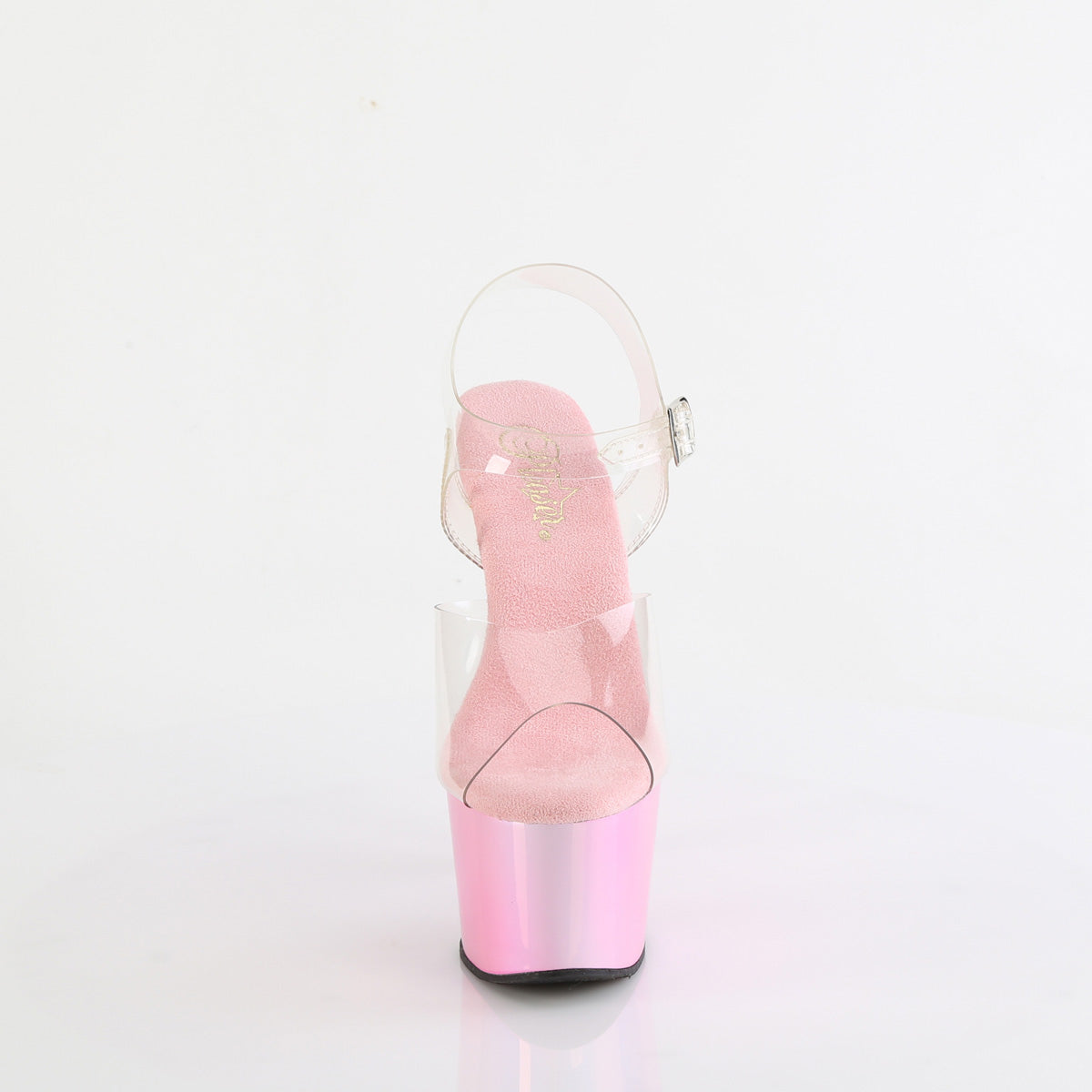 【PLEASER】ADORE-708LQ シューズ Clr/Liquid B. Pink Hologram【取寄】