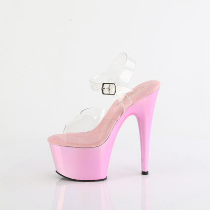 【PLEASER】ADORE-708LQ シューズ Clr/Liquid B. Pink Hologram【取寄】