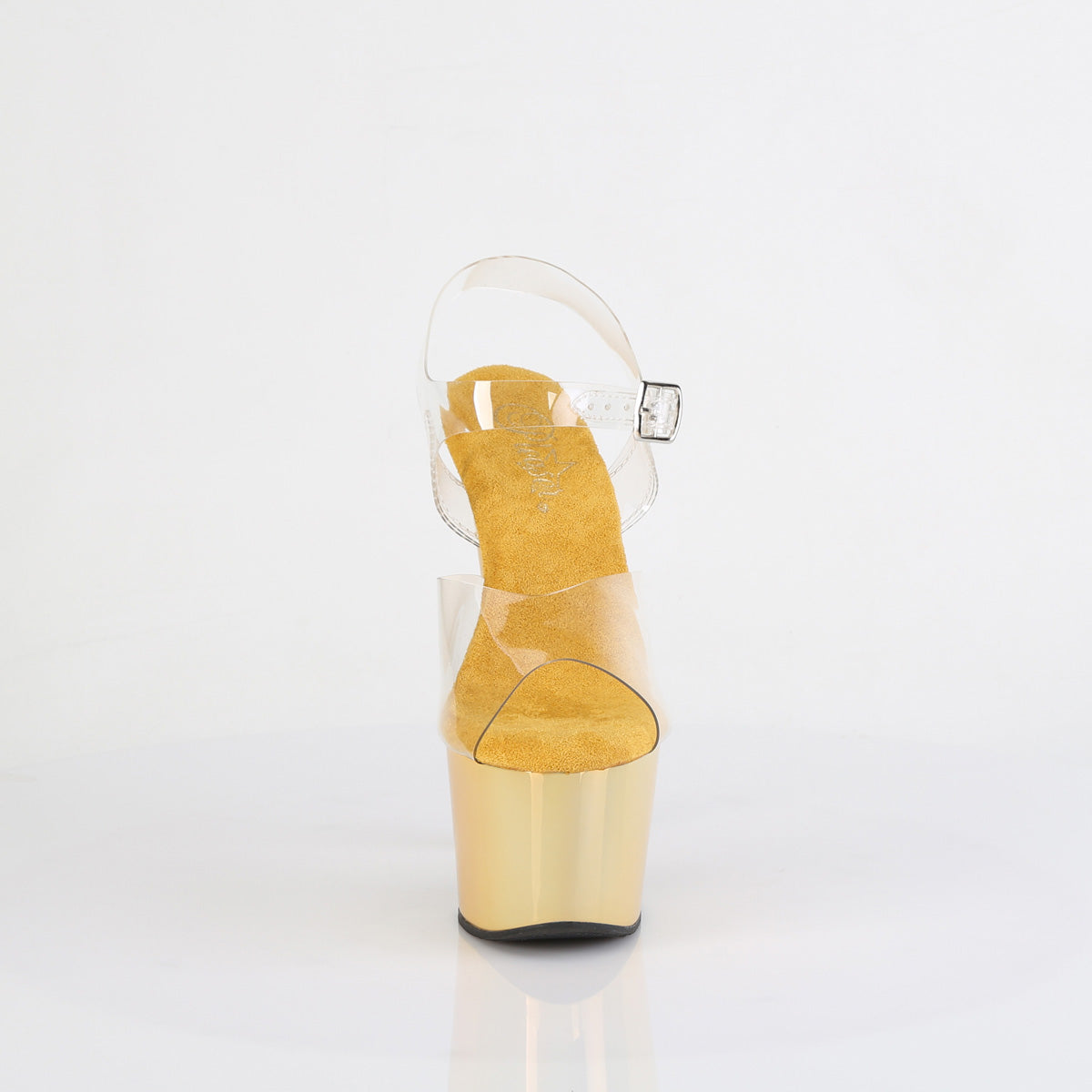 【PLEASER】ADORE-708LQ シューズ Clr/Liquid Gold Hologram【取寄】