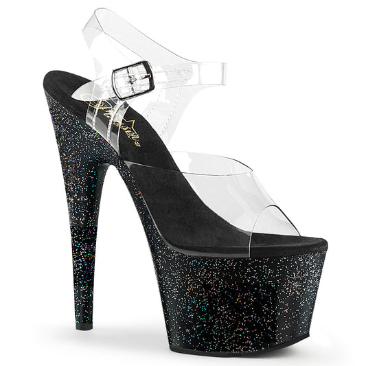 【PLEASER】ADORE-708MG プラットフォームシューズ Clr/Blk【取寄】
