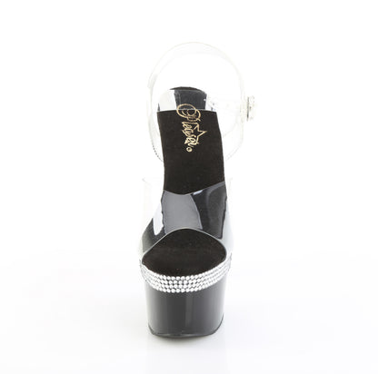 【PLEASER】ADORE-708MLS シューズ Clr/Blk【取寄】