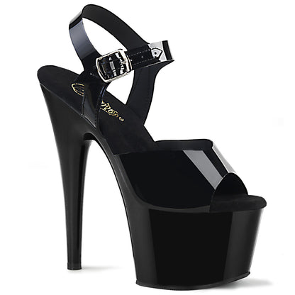 【PLEASER】ADORE-708N シューズ Blk (Jelly-Like) TPU/Blk【取寄】