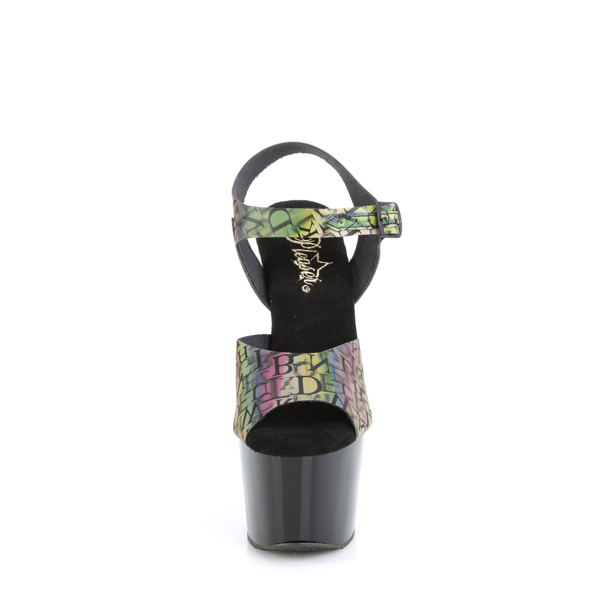 【PLEASER】ADORE-708N-LTP シューズ Green-Purple TPU/Blk【取寄】
