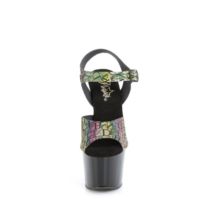 【PLEASER】ADORE-708N-LTP シューズ Green-Purple TPU/Blk【取寄】