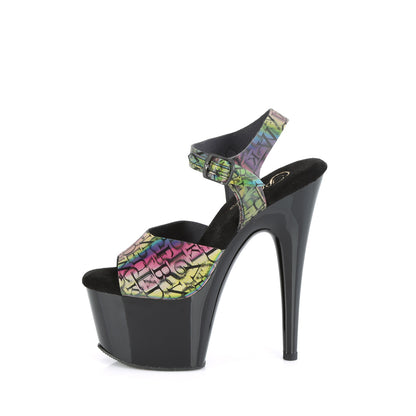 【PLEASER】ADORE-708N-LTP シューズ Green-Purple TPU/Blk【取寄】
