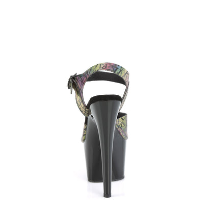 【PLEASER】ADORE-708N-LTP シューズ Green-Purple TPU/Blk【取寄】