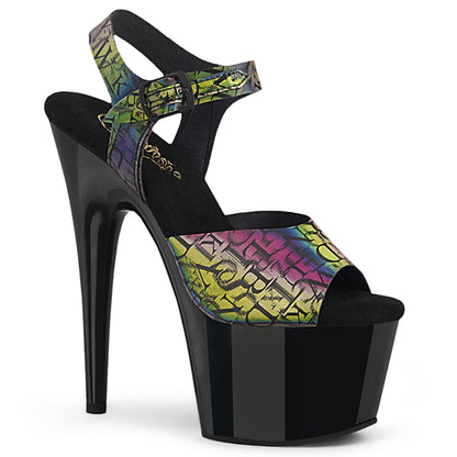 【PLEASER】ADORE-708N-LTP シューズ Green-Purple TPU/Blk【取寄】