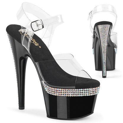 【PLEASER】ADORE-708PHRS シューズ Clr/Blk【取寄】