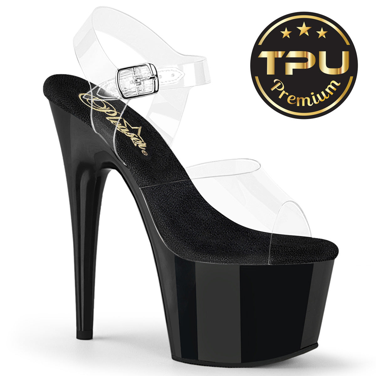【PLEASER】ADORE-708PREM シューズ Clr TPU/Blk【取寄】