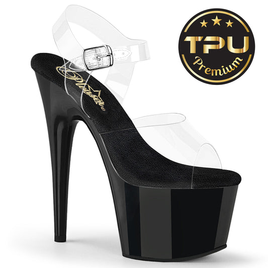 【PLEASER】ADORE-708PREM プラットフォームシューズ Clr TPU/Blk【取寄】