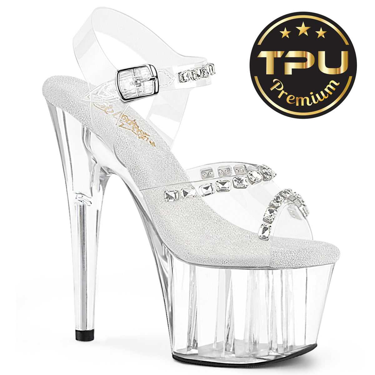 【PLEASER】ADORE-708PREM-STN シューズ Clr TPU/Clr【取寄】