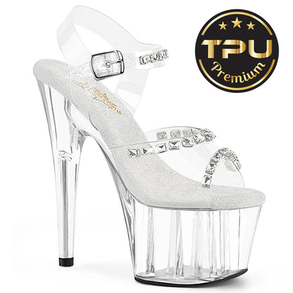 【PLEASER】ADORE-708PREM-STN シューズ Clr TPU/Clr【取寄】