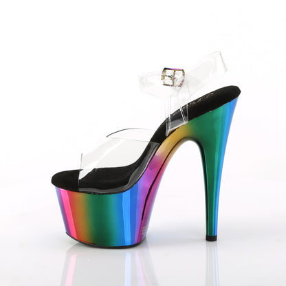 【PLEASER】ADORE-708RC シューズ Clr/Rainbow Chrome【取寄】