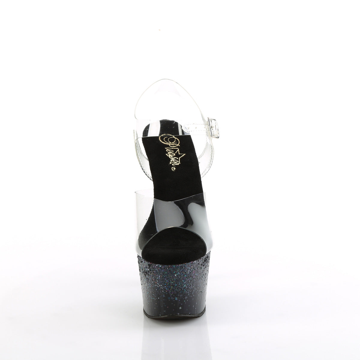 【PLEASER】ADORE-708SS シューズ Clr/Blk Multi Glitter【取寄】