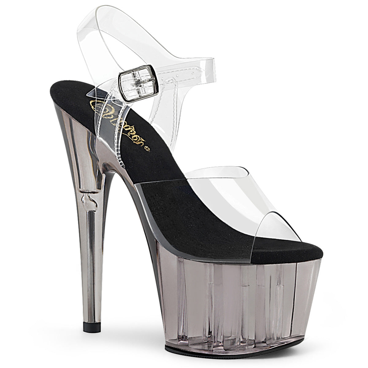 【PLEASER】ADORE-708T シューズ Clr/Smoke Tinted【取寄】