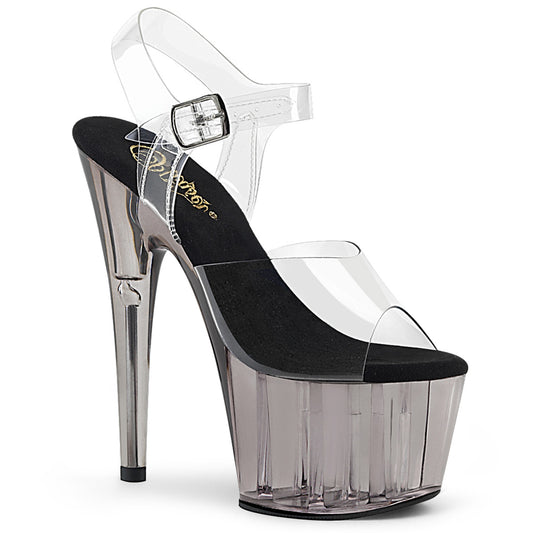 【PLEASER】ADORE-708T プラットフォームシューズ Clr/Smoke Tinted【取寄】