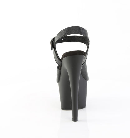 【PLEASER】ADORE-708UL シューズ Blk Faux Leather/Blk Matte【取寄】