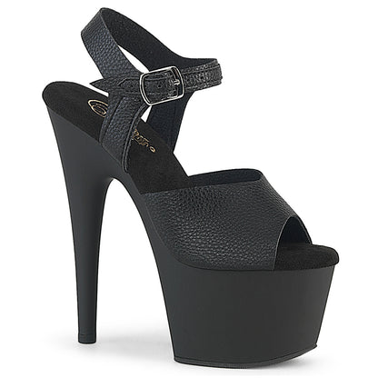 【PLEASER】ADORE-708UL シューズ Blk Faux Leather/Blk Matte【取寄】