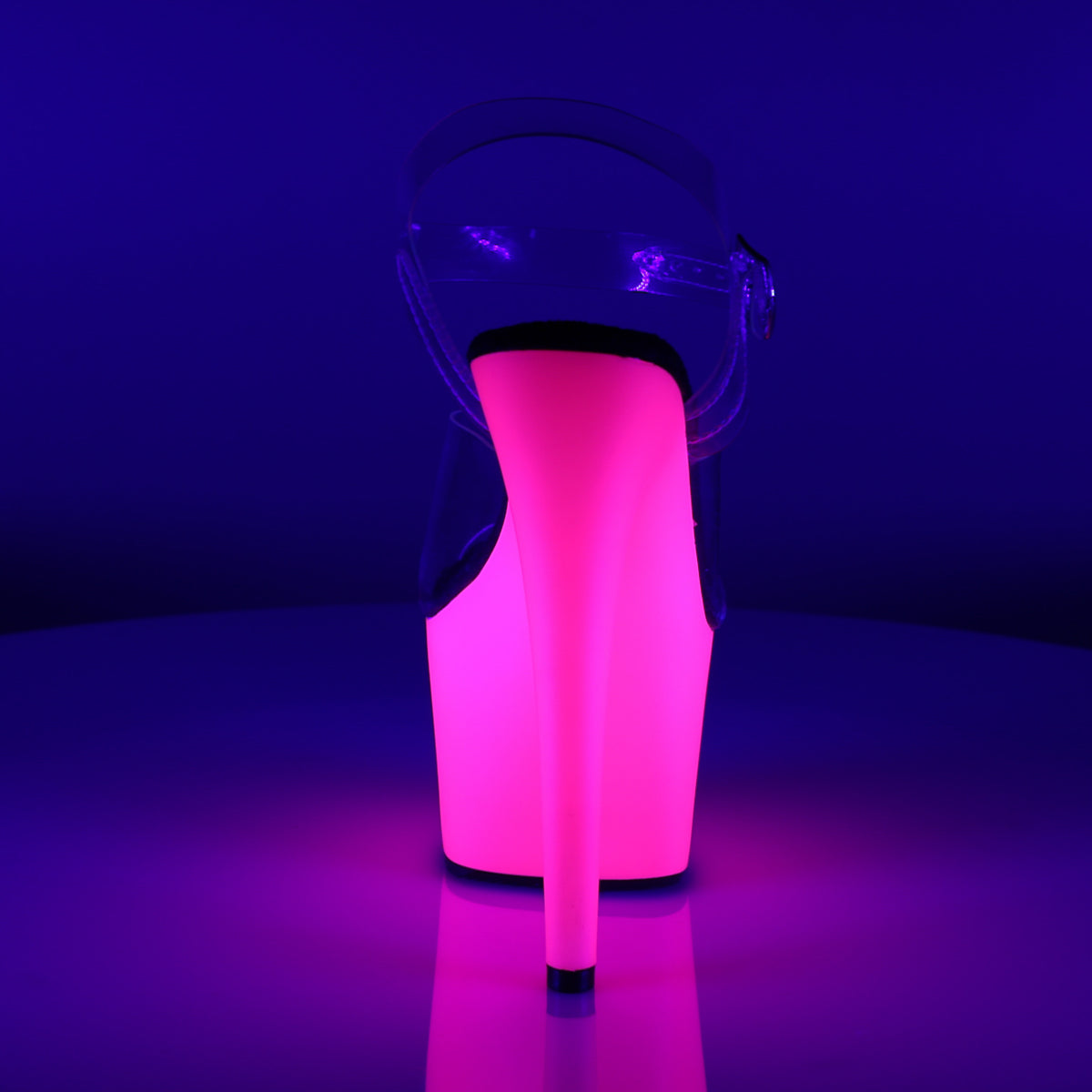 【PLEASER】ADORE-708UV シューズ Clr/Neon Pink【取寄】