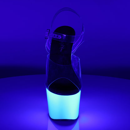 【PLEASER】ADORE-708UV シューズ Clr/Neon Wht【取寄】