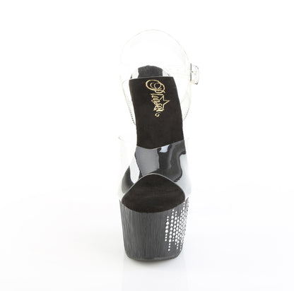 【PLEASER】ADORE-708WFRS シューズ Clr/Blk-Slv RS【取寄】