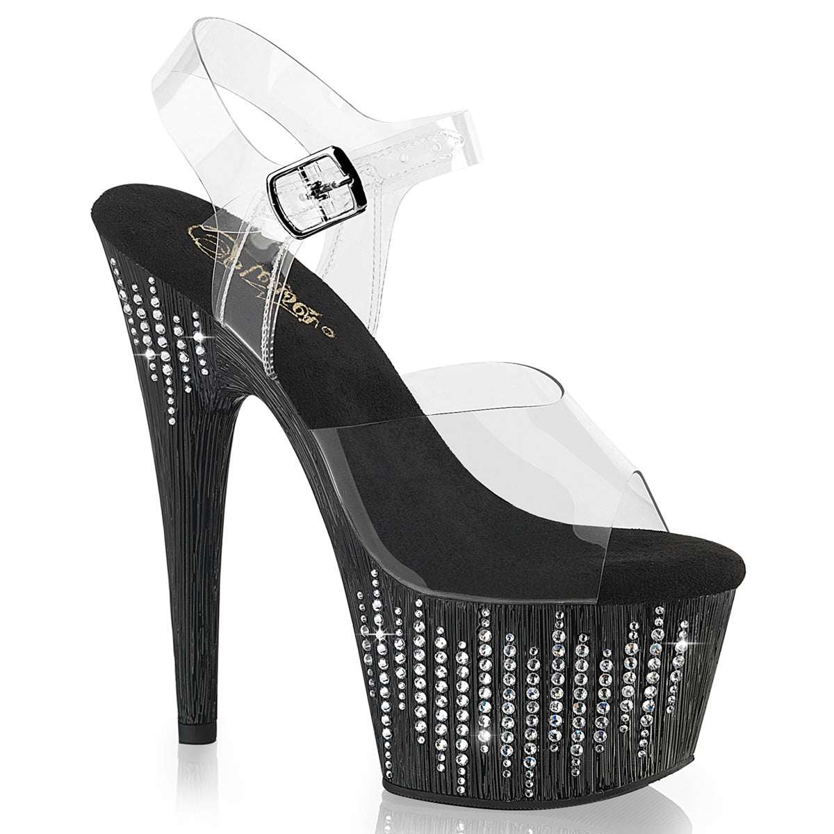 【PLEASER】ADORE-708WFRS シューズ Clr/Blk-Slv RS【取寄】