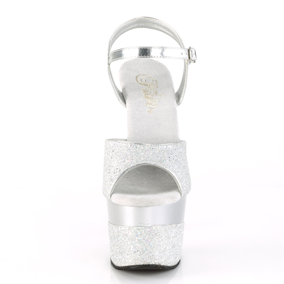 【PLEASER】ADORE-709-2G シューズ Slv Multi Glitter/Slv Multi Glitter【取寄】